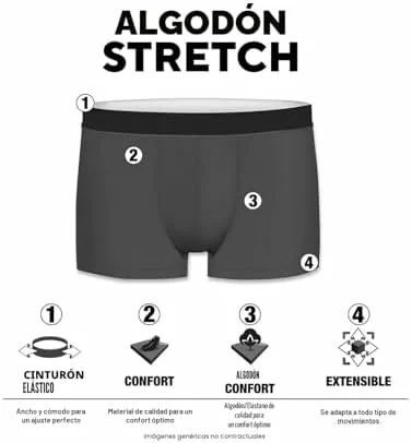 Boxers Pierre Cardin de algodón para hombre, lote de 4