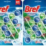 Bref Power Activ Natura Cestas WC, pack de 2 con 3 unidades