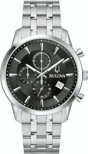 BULOVA Analógico Modelo 96B412 Sutton Chronograph Mens Watch 41mm 3ATM. Marca