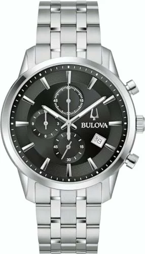 BULOVA Analógico Modelo 96B412 Sutton Chronograph Mens Watch 41mm 3ATM. Marca