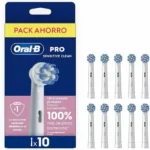 Cabezales de recambio Oral-B Sensitive Clean originales, pack de 10