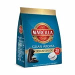 Cafetera Café Marcilla Gran Aroma Descafeinado, pack de 5 x 28 cápsulas