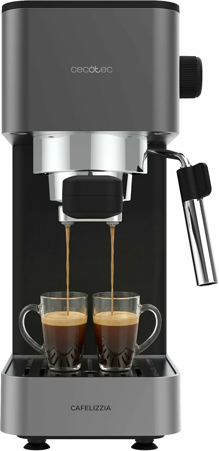 Cafetera espresso manual Cecotec Cafelizzia 690 Grey