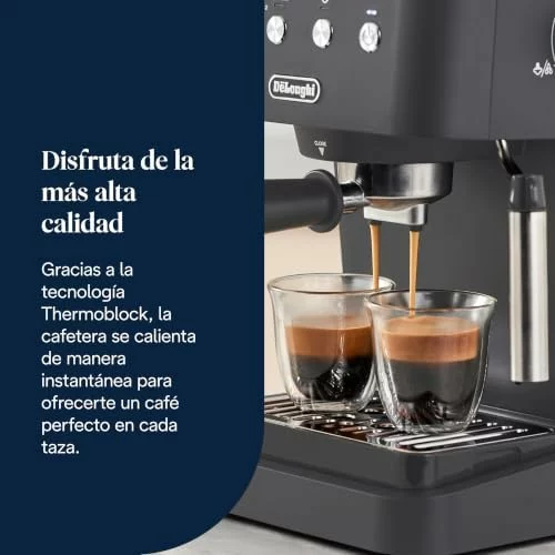 Cafetera espresso manual De’Longhi Classic con espumador