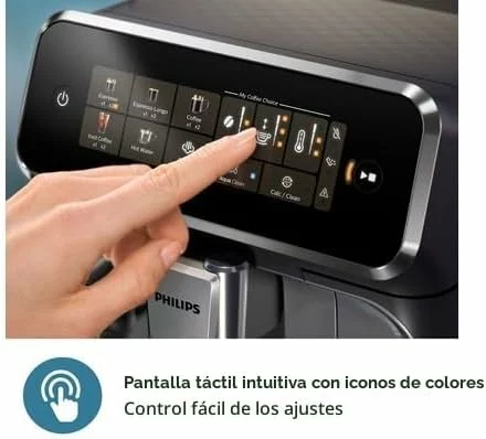 Cafetera espresso Philips EP3321/40 negra automática