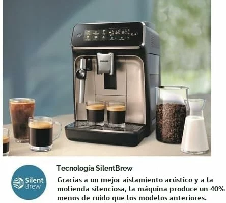 Cafetera espresso Philips EP3321/40 negra automática