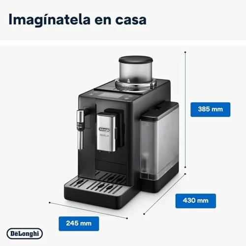 Cafetera superautomática De’Longhi Rivelia EXAM440.35.B negra