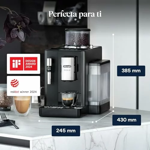 Cafetera superautomática De’Longhi Rivelia EXAM440.35.B negra