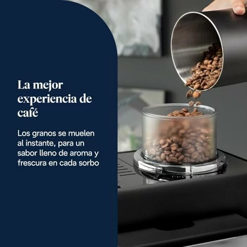 Cafetera superautomática De’Longhi Rivelia EXAM440.35.B negra