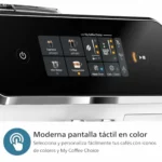 Cafetera superautomática Philips 2300 LatteGo Cromo Blanco