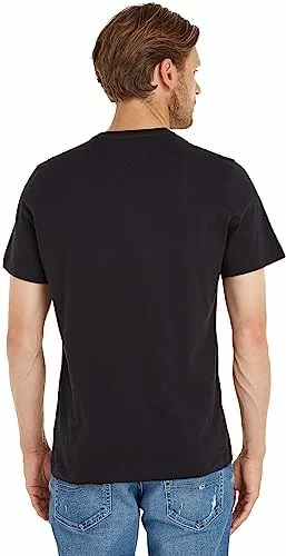 Camiseta Tommy Jeans TJM Original Slim Fit negra talla L