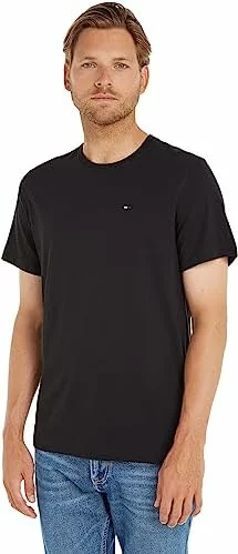 Camiseta Tommy Jeans TJM Original Slim Fit negra talla L