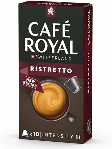 Cápsulas Café Royal Ristretto compatibles con Nespresso, 100 unidades