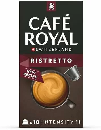 Cápsulas Café Royal Ristretto compatibles con Nespresso, 100 unidades
