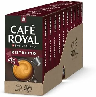 Cápsulas Café Royal Ristretto compatibles con Nespresso, 100 unidades