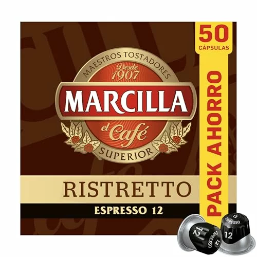 Cápsulas de café Marcilla Ristretto, pack ahorro  2 por 18,60 euros