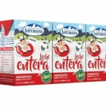 Central Lechera Asturiana Leche Entera, Pack 6 x 200ml