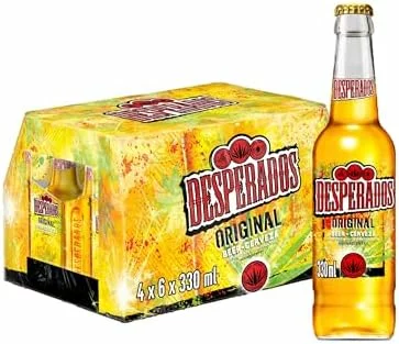 Cerveza Desperados caja de 24 botellas de 330 ml