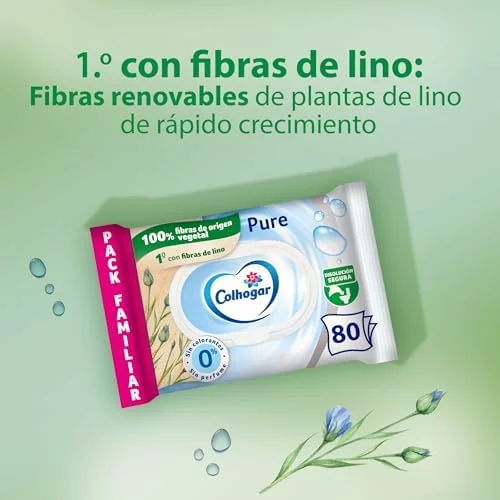 Colhogar Pure Moist papel higiénico húmedo 8×80 unidades