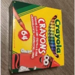 Crayones de cera Crayola, paquete de 64 colores