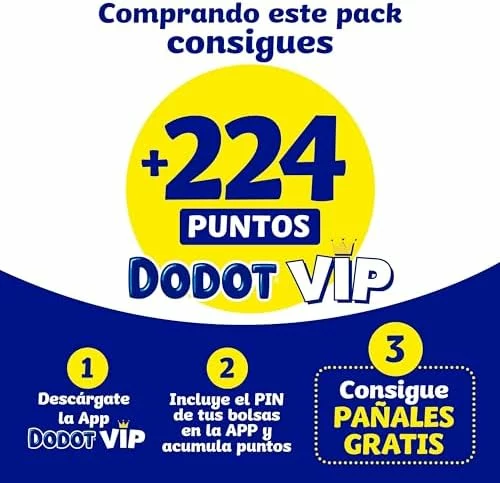 Dodot Sensitive Talla 3: 224 pañales y 40 toallitas gratis