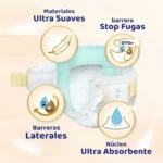 Dodot Sensitive Talla 3: 224 pañales y 40 toallitas gratis