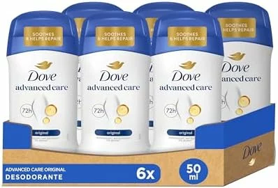 Dove Original desodorante en barra antitranspirante, pack de 6