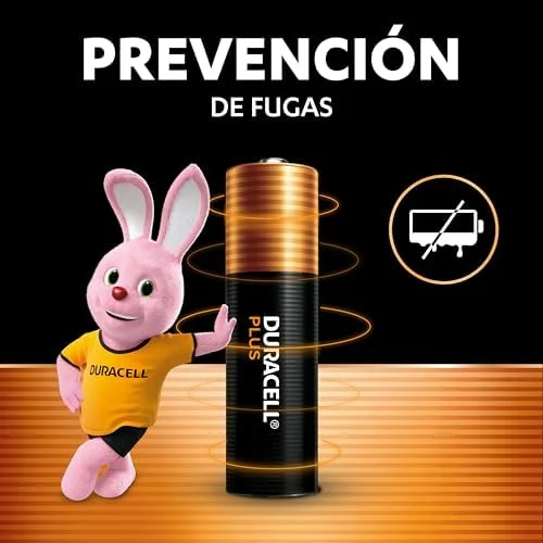 DURACELL Plus AA Pilas Alcalinas (Paquete de 12) 1.5V, LR06