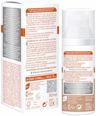 Ecran Sunnique – Protector Facial Antimanchas FPS50+ con Color – 50 ml