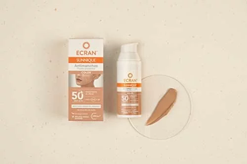 Ecran Sunnique – Protector Facial Antimanchas FPS50+ con Color – 50 ml