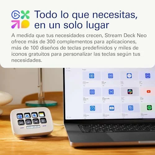 Elgato Stream Deck Neo, controlador compacto con 8 teclas