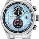 Festina Reloj Hombre Analógico de Acero Inoxidable 316l Plateado F20694/2 2x1