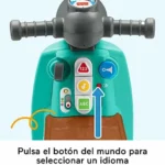 Fisher-Price Moto Scooter Ríe y Aprende multilingüe para bebés