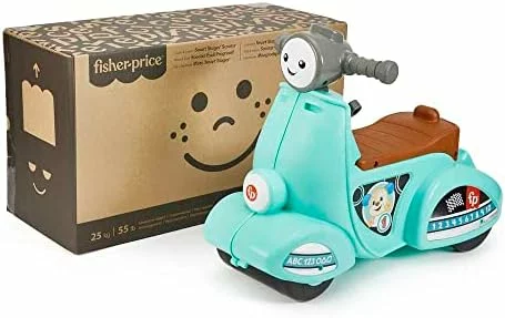 Fisher-Price Moto Scooter Ríe y Aprende multilingüe para bebés