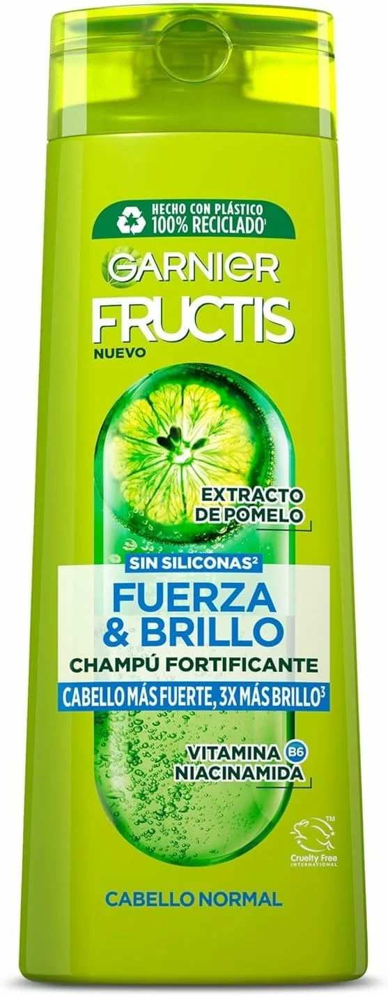 Garnier Fructis Shampoo Force and Gloss Shampoo, 2-in-1 380ml por 4,10 euros