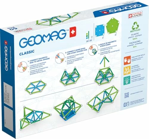 Geomag Classic Green Line 60 piezas de construcción magnética