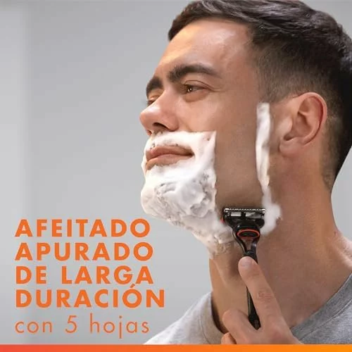 Gillette Fusion5 maquinilla de afeitar para hombre con 5 recambios