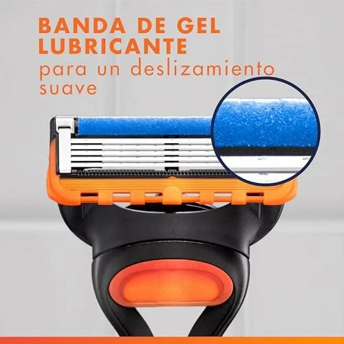 Gillette Fusion5 maquinilla de afeitar para hombre con 5 recambios