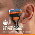 Gillette Fusion5 maquinilla de afeitar para hombre con 5 recambios