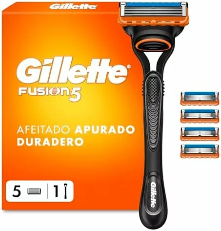 Gillette Fusion5 maquinilla de afeitar para hombre con 5 recambios
