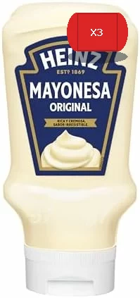 Heinz Mayonesa 400 ml, pack 3×2 por 5,80 euros