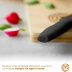 Set de cuchillos de cocina MasterChef, 5 piezas de acero inoxidable