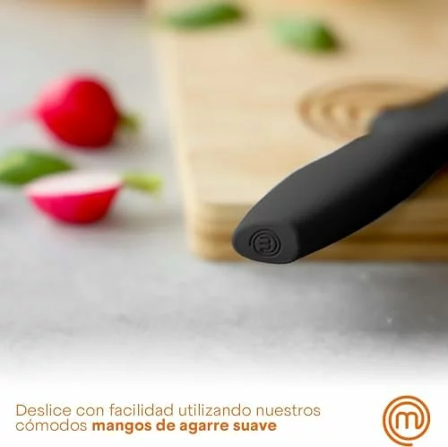 Set de cuchillos de cocina MasterChef, 5 piezas de acero inoxidable