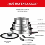 Juego de sartenes Tefal Ingenio Emotion de 5 piezas