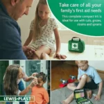 Kit de primeros auxilios LEWIS-PLAST de 90 piezas
