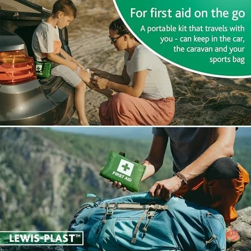 Kit de primeros auxilios LEWIS-PLAST de 90 piezas