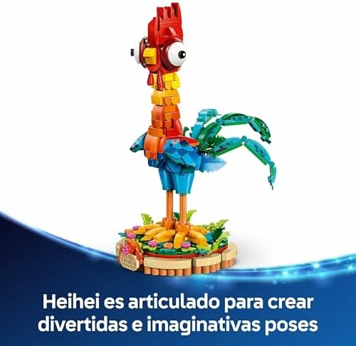 LEGO Disney Vaiana 2 Heihei con soporte decorativo