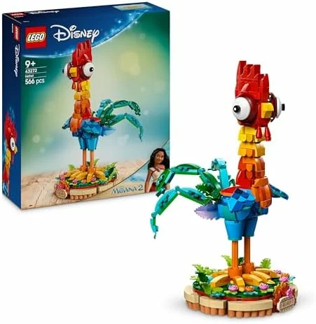 LEGO Disney Vaiana 2 Heihei con soporte decorativo