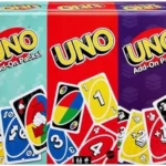 Mattel Games UNO con 2 expansiones y caja metálica