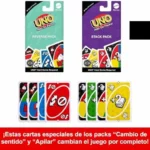 Mattel Games UNO con 2 expansiones y caja metálica